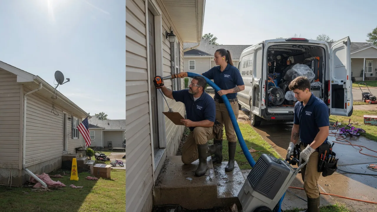Ceiling Water Damage Restoration in Charlotte, AR near me